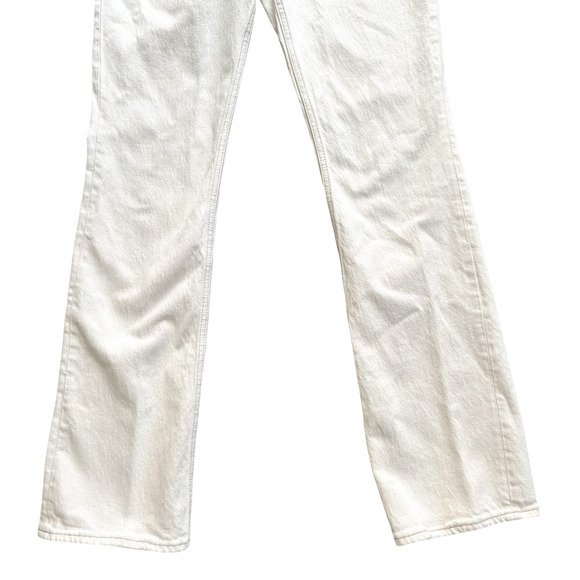 Abercrombie & Fitch Jeans 28 / 6L Ivory 70s Vintage Flare Ultra High Rise (13) - Picture 8 of 11